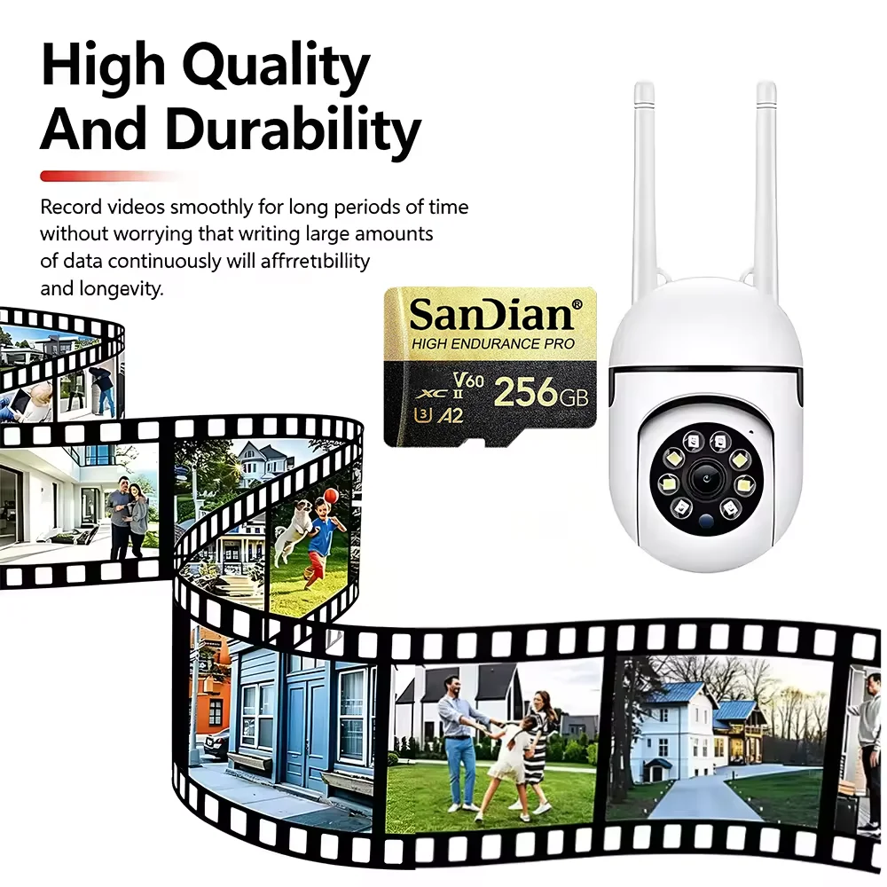 Micro TF SD 512GB 128GB Memory Card SD Card High Endurance UHS-I U3 V30 A2 for Drone Quadcopter 4K UHD Aerial Video Recording - view 3