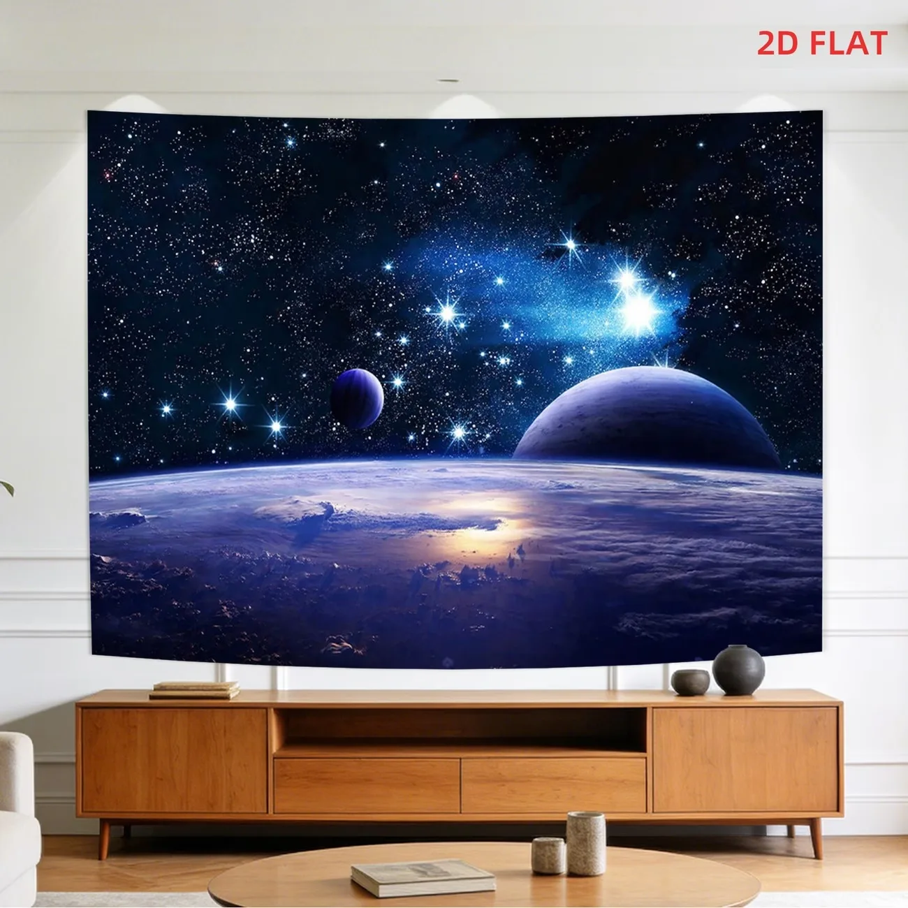 VIKAMA Galaxy Tapestry - Space Universe Wall Hanging Decor - Bedroom and Living Room Home Decoration Tapestry
