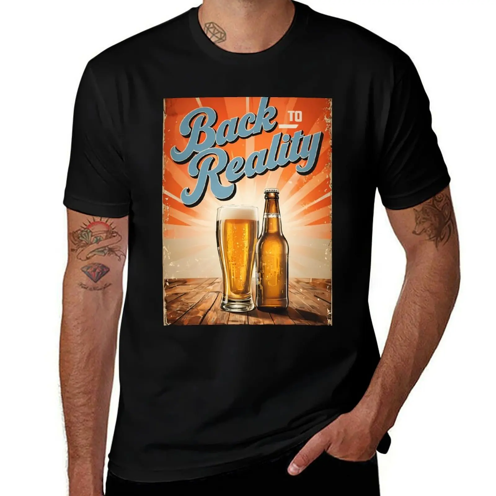 

Back to reality T-Shirt cotton graphic tees graphics anime stuff mens designer clothes