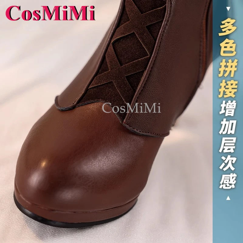 CosMiMi أنيمي البنفسجي Evergarden البنفسجي Evergarden أحذية تأثيري موضة أحذية عالمية كرنفال لعب الأدوار اكسسوارات 36-39