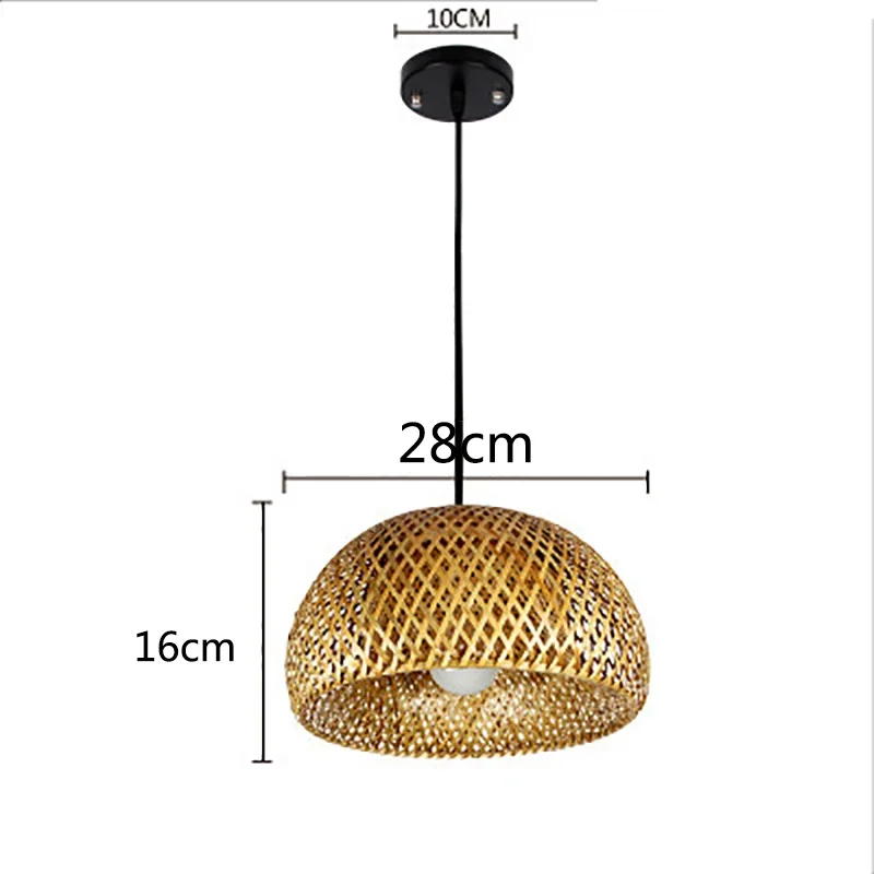 Bamboe Chinese stijl hanglamp Hoge kwaliteit hanger Hand maken lichten Woonkamer Restaurant Eetkamer Hangende verlichtingsset
