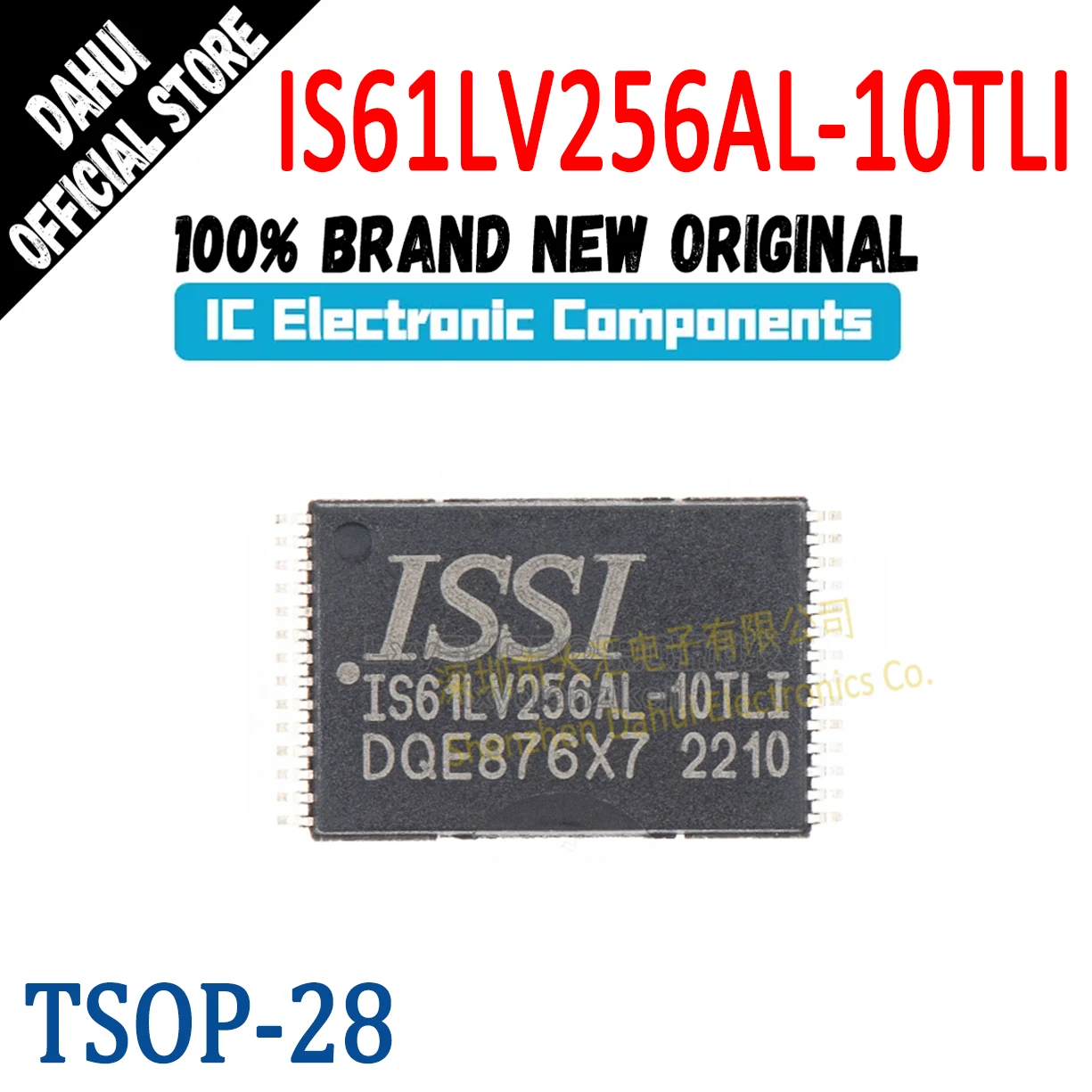 IS61LV256AL-10TLI SOP-28 256KB SRAM Access Memory IC New and Original