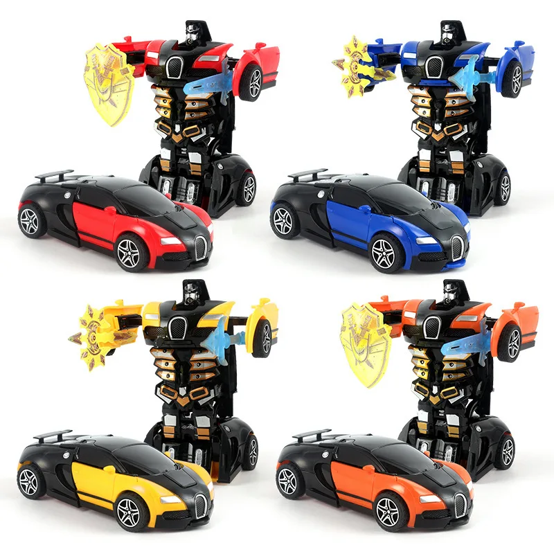 

Child crash Deformation Inertial car Boy toy crash Transformers Sports car Race night market birthday gift wholesale