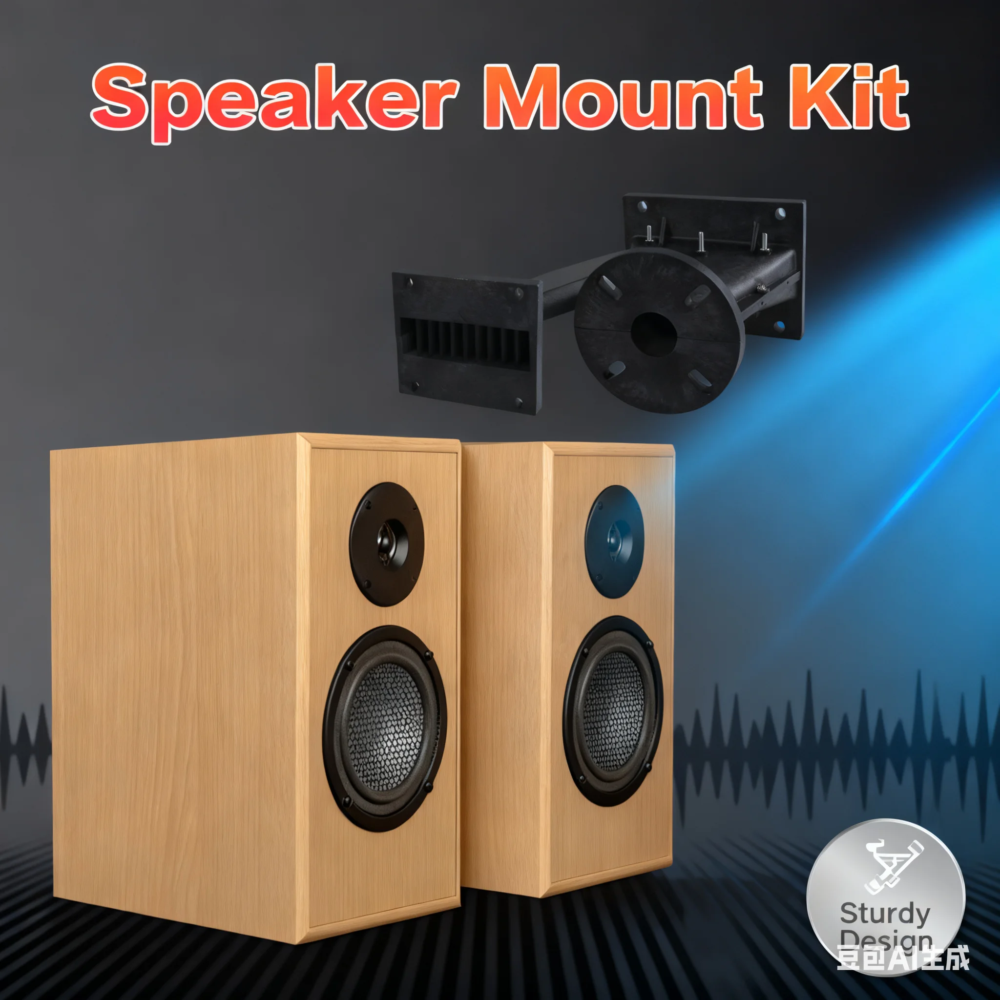 Line Array Speaker Tweeter Accessory - Durable Horn Wave Guide Throat for DJ, Home Theater & Professional Mixer