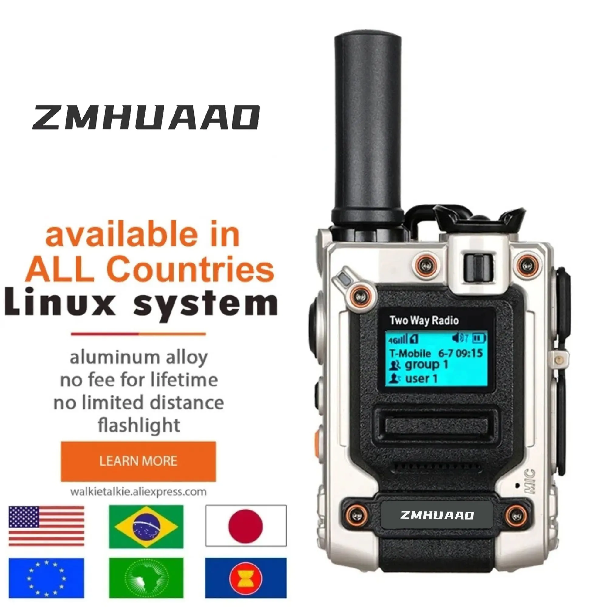 

K300 conversation walkie talkie 5000 kilometers 4G public network card insertion ultra long standby is a handheld platform