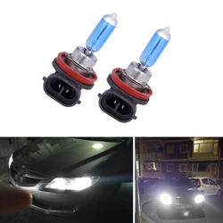 Bombilla halógena H8 de 55W, lámpara antiniebla de alta potencia de 12V, luz blanca superbrillante para Faro de coche, piezas de coche, 6000K, 2 uds.