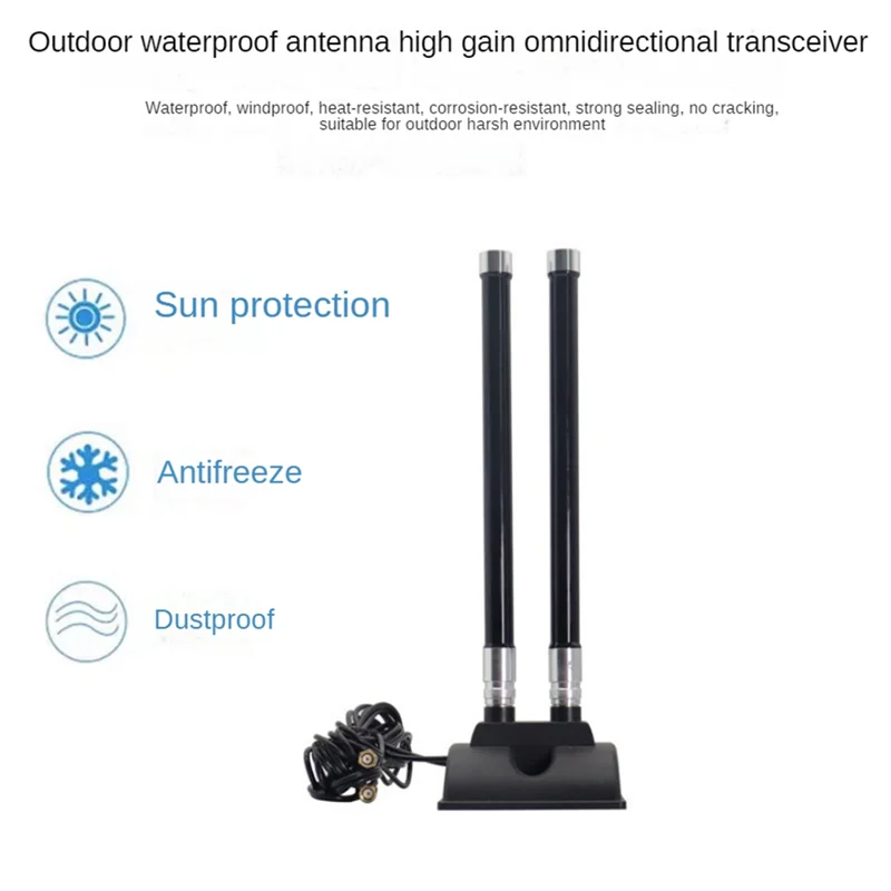5G CPE راوتر هوائي LTE SMA ذكر هوائي مكاسب عالية 46Dbi 5G تمديد خارجي كابل قاعدة مغناطيسية هوائي-BCBW