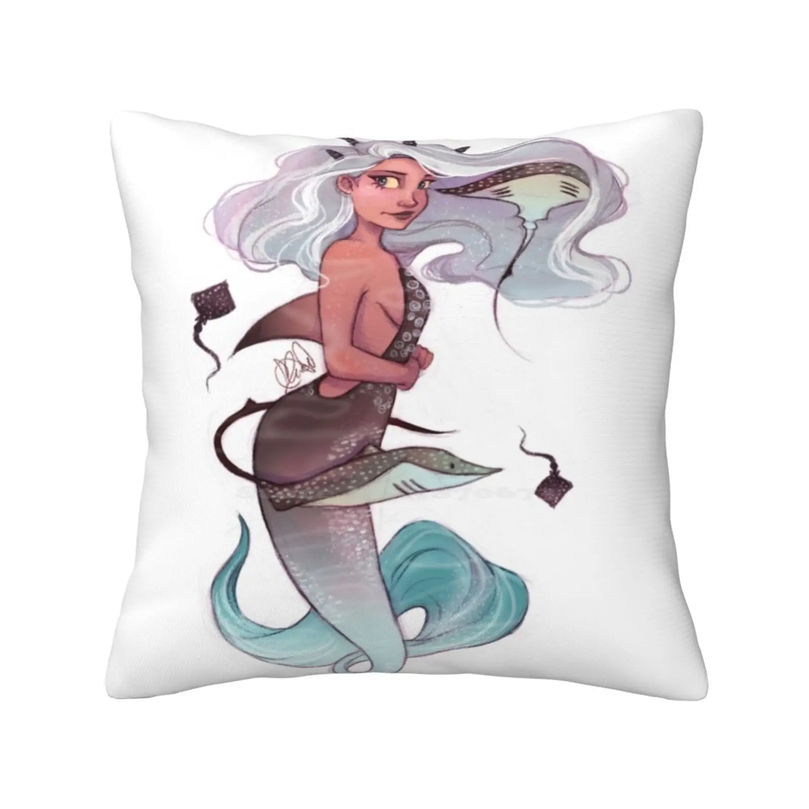 Gemini Bedroom Office Hug Pillowcase Gemini Mermaid Zodiac Stingray