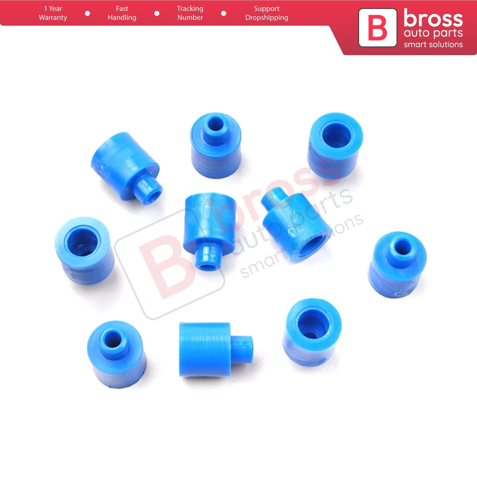 Bross Auto Parts BCP008 10 Pieces Cable End Rope Dowel for Window Regulator Winder Mechanism Type BCP008 Fast Handling