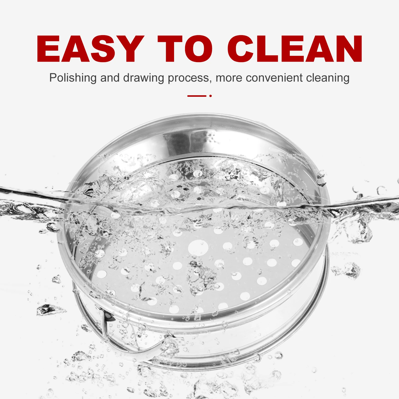 

Stainless Steel Steaming Buns Multi-Function Dish Kitchen Cookware Food Household Steamer Basket For Home Pot