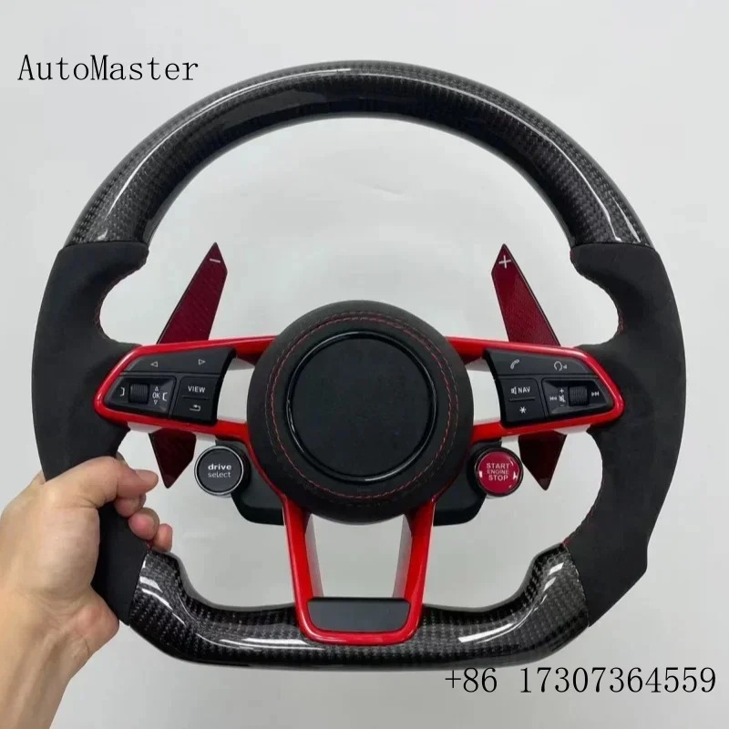 Car Steering Wheel Assembly For Audi A3A4A5A6A7A8 R8 Universal multi-function Custom Steering Wheel Decoder Interior Accessorie