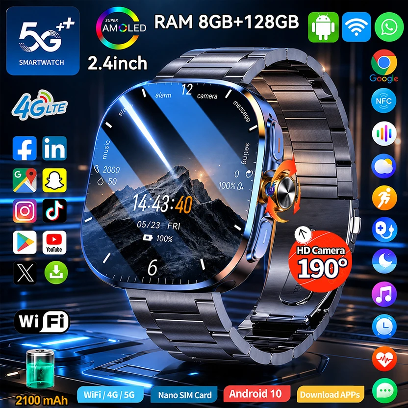 5G/4G Full Network Smart Watch 2.4