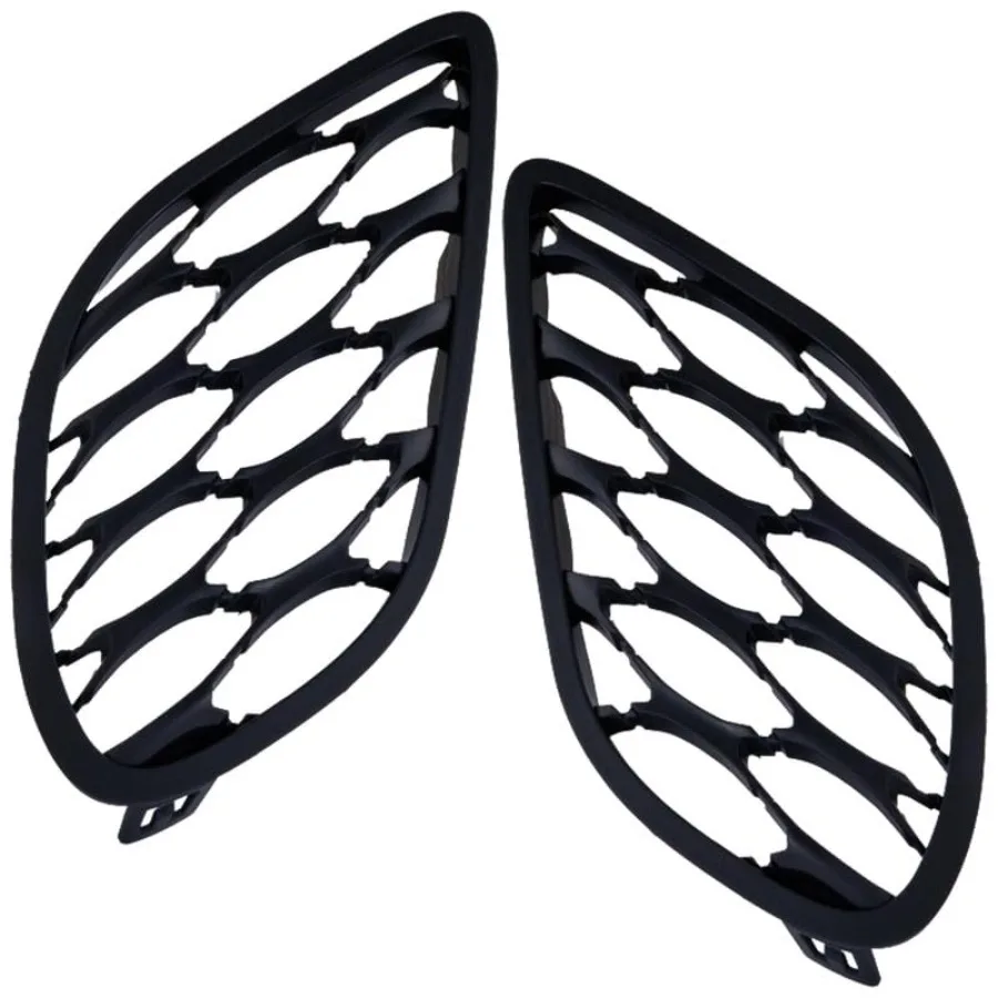 

Fog Light Cover Compatible with CHARGER 19-20 FRONT FOG LAMP COVER RH AND LH, Textured Black, w/Hood Scoop 68421002AA, 68421003