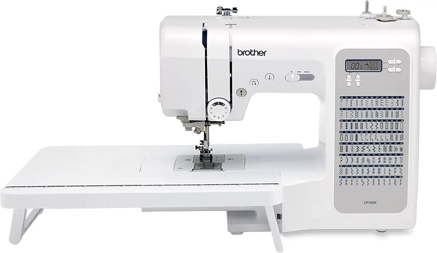 Cp100X Computerized Sewing And Quilting Machine & 5300A Sewing Machine Hardcase, Off-White