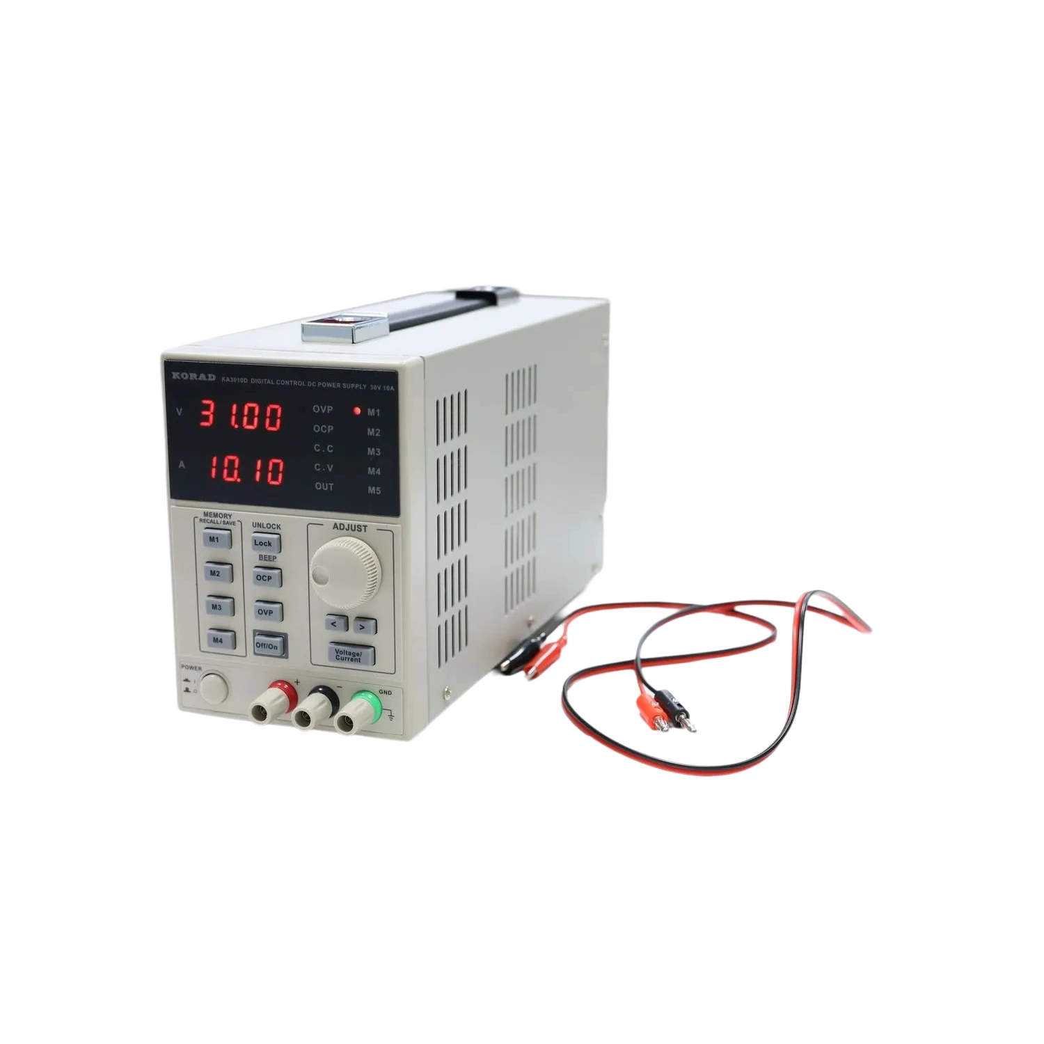 

300W CNC DC Power Supply KA3010D 0-30V/0-10A Digital Display Lab PSU with 5 Memory Presets
