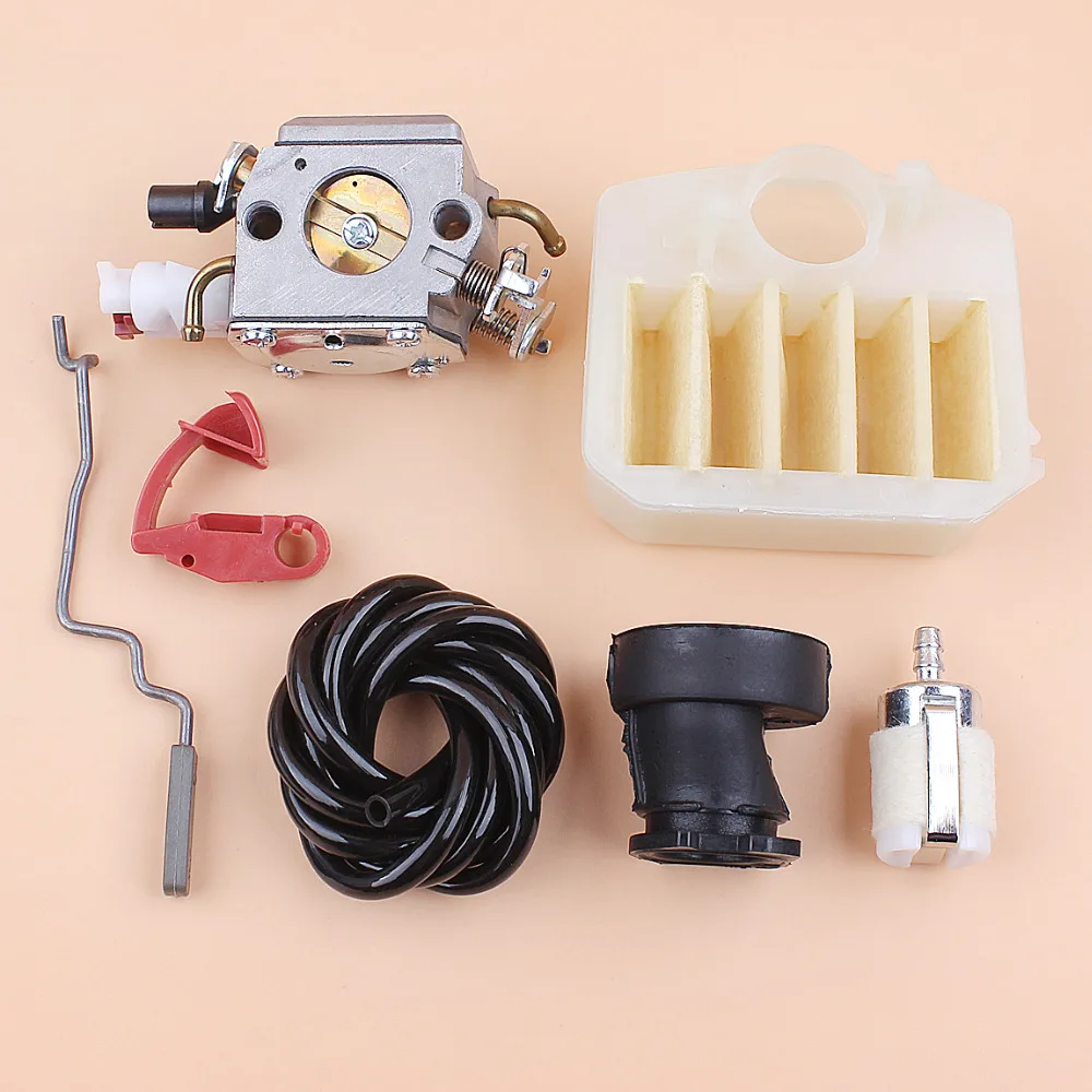 Carburetor Air Filter Intake Manifold Throttle Rod Kit For HUSQVARNA 340 345 350 353 346XP Chainsaw Zama C3-EL18B Carb 503283208