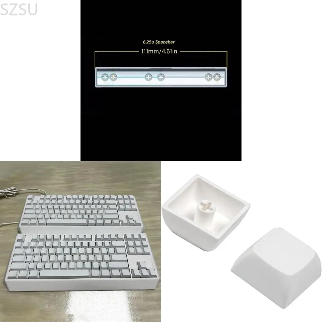 

SZSU PBT Blank Keycap Original Profile Button Replacement for Mechanical Keyboards