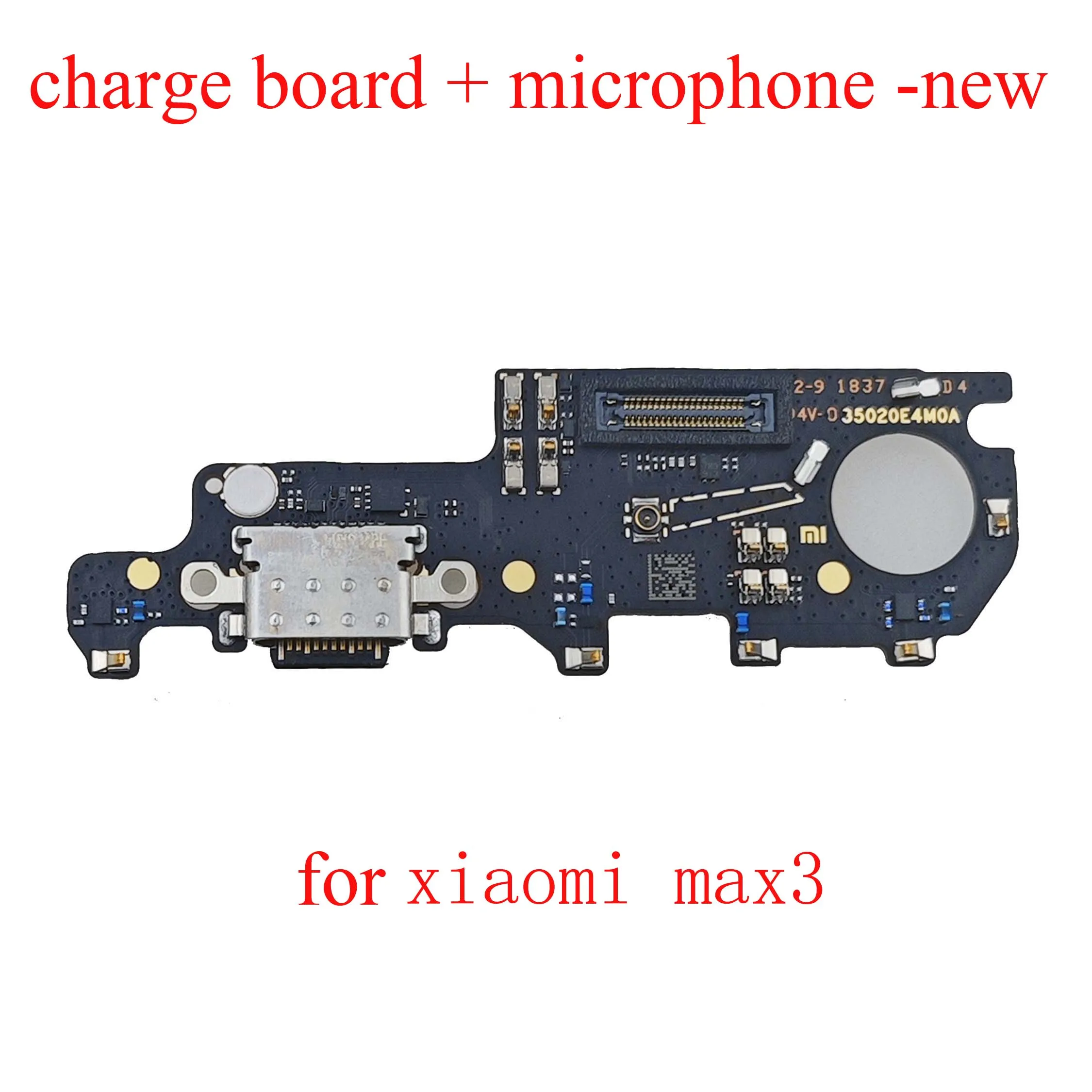 USB Plug Dock Connector Charge Board for Xiaomi max 3, Charge port with microphone Support Turbo/Fast Charge, Best new