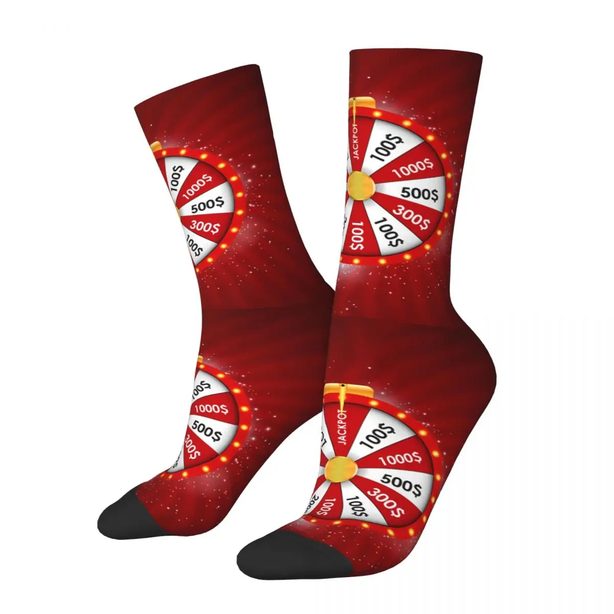 Wheel Of Fortune Sock Printed Man Polyester