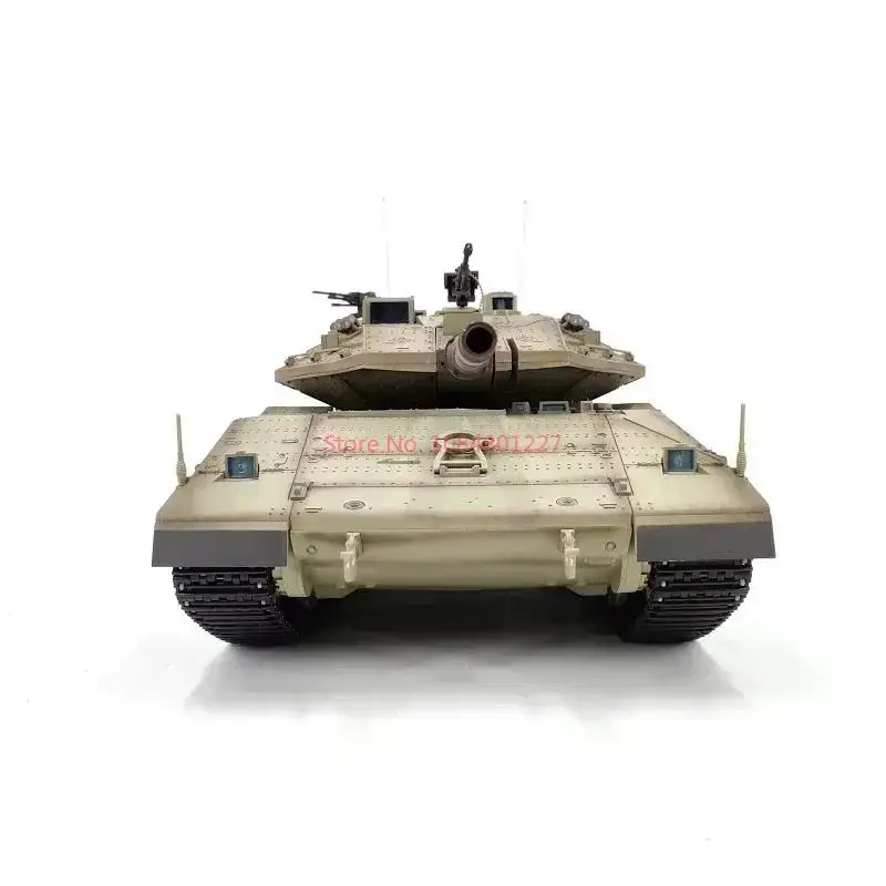 Czołg Henglong 3958 Izrael Merkava Zdalnie sterowany Mk Iv Główny model bojowy 1/16 Metalowe gąsienice Samochód terenowy Rc Dziecko Zabawki świąteczne