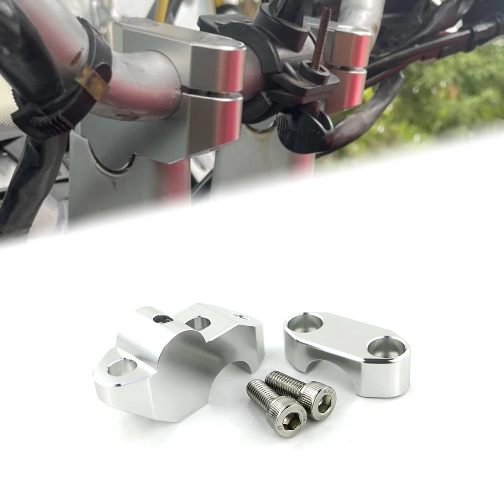 

For Ducati Multistrada 620 1000 Monster 400 600 750 800 900 22mm 7/8" Handlebar Risers Back Moved Raised Up Standard Bar Riser