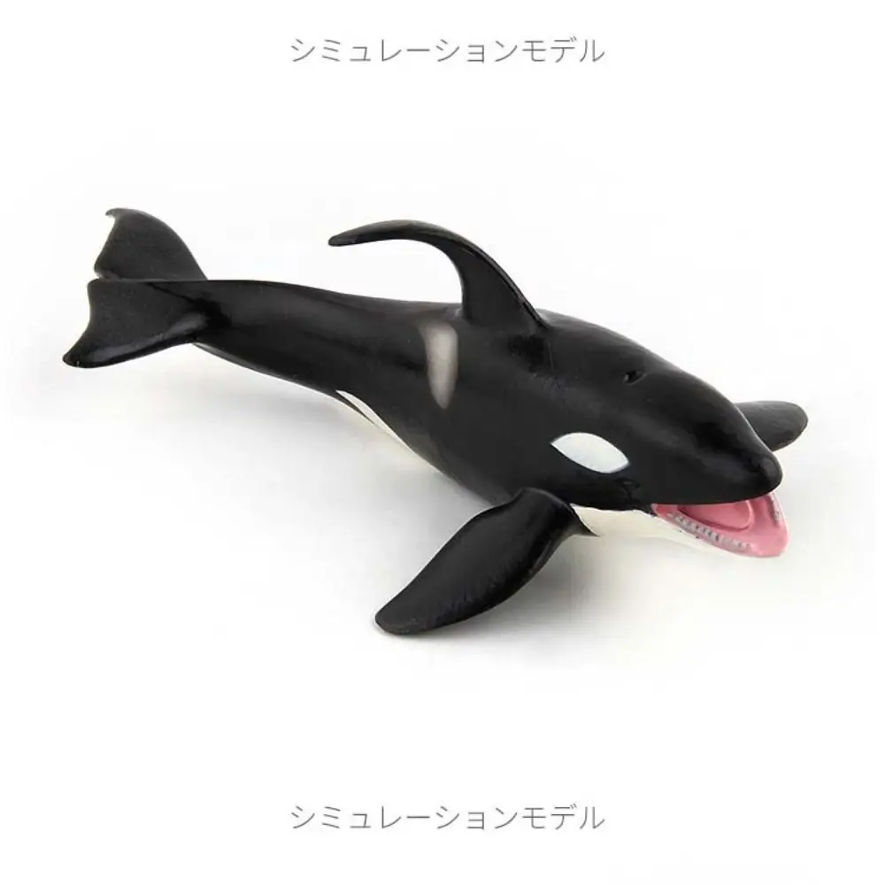 Simulation Marine Animal Model Sperm Whale Ocean Animals Whale Figurines Solid PVC Educational Sea Life Figure Home Decor