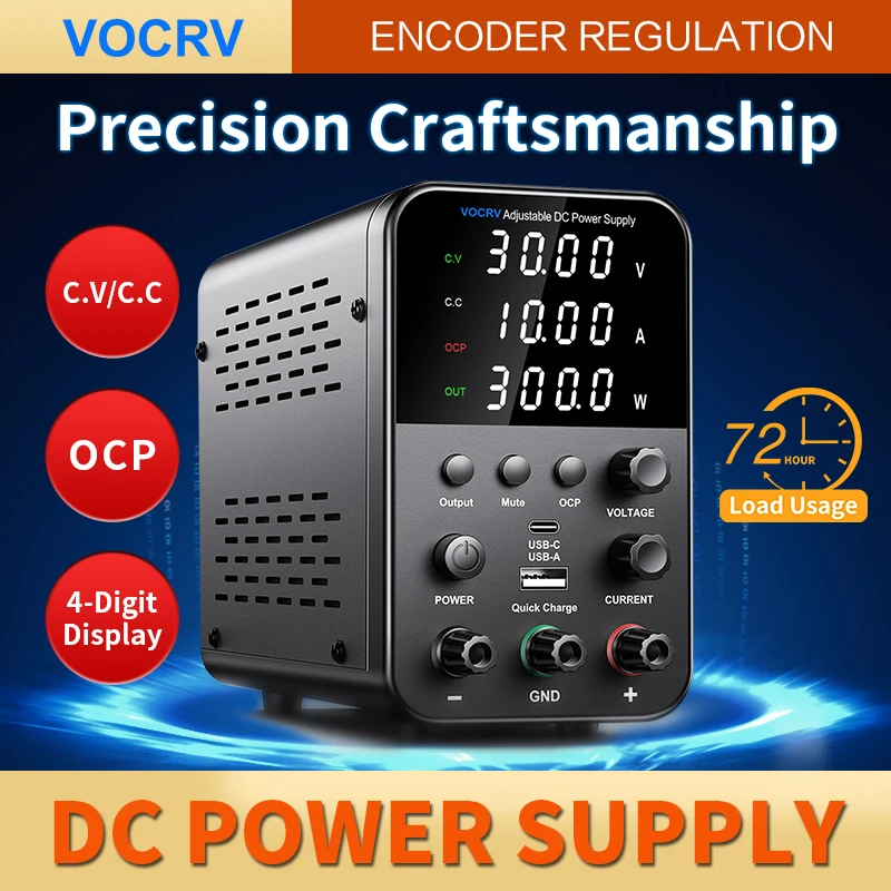 variavel dc power supply banco com encoder ajuste knoboutput ajustavel power supply 30v 10a 01