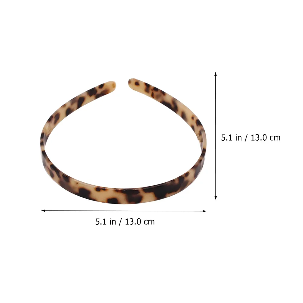 Diadema de leopardo para mujer, accesorios de Aro para el cabello, diademas para mujer, diadema ancha de ácido acético