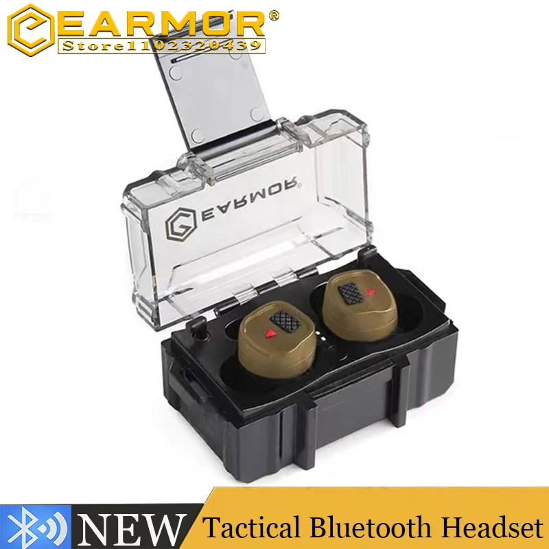 

earmor tactical bluetooth earbuds, active shooting plugs, electronic hearing protectors, shooting protection M20 T earphones