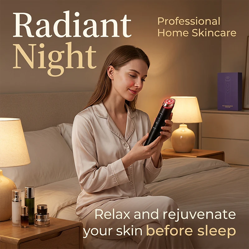4‑Color Photon Light Therapy Sonic Vibration Beauty Gadget Boosting Serum Absorption Skin Tightening Radiant and glowing skin