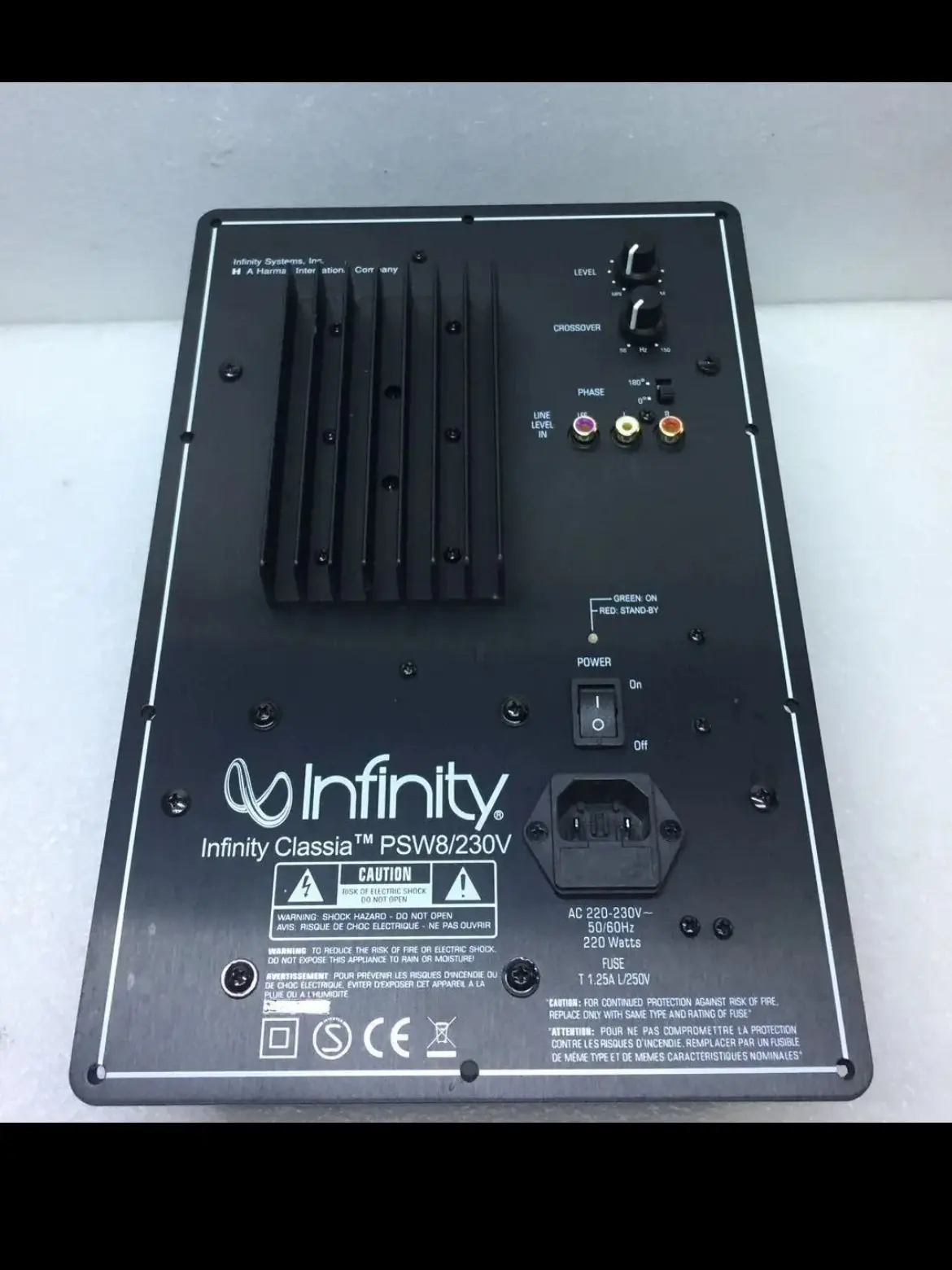 INFINITY/Home Theater220w subwoofer amplifier board PSW8/230 active subwoofer board module