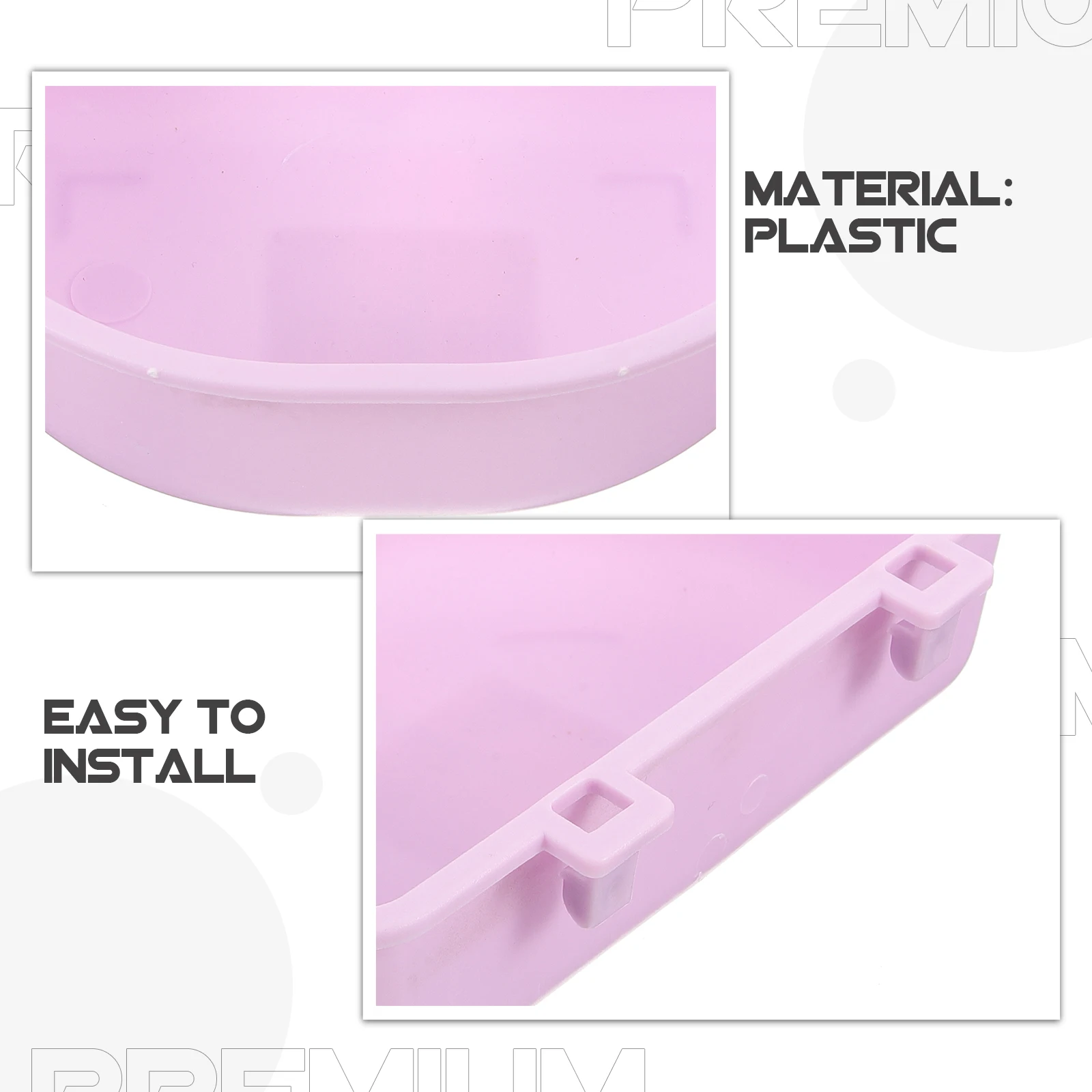 

Water Bowl Hanging Pet Travel Bowls for Small Dogs Cat Plastic Indoor Food Container