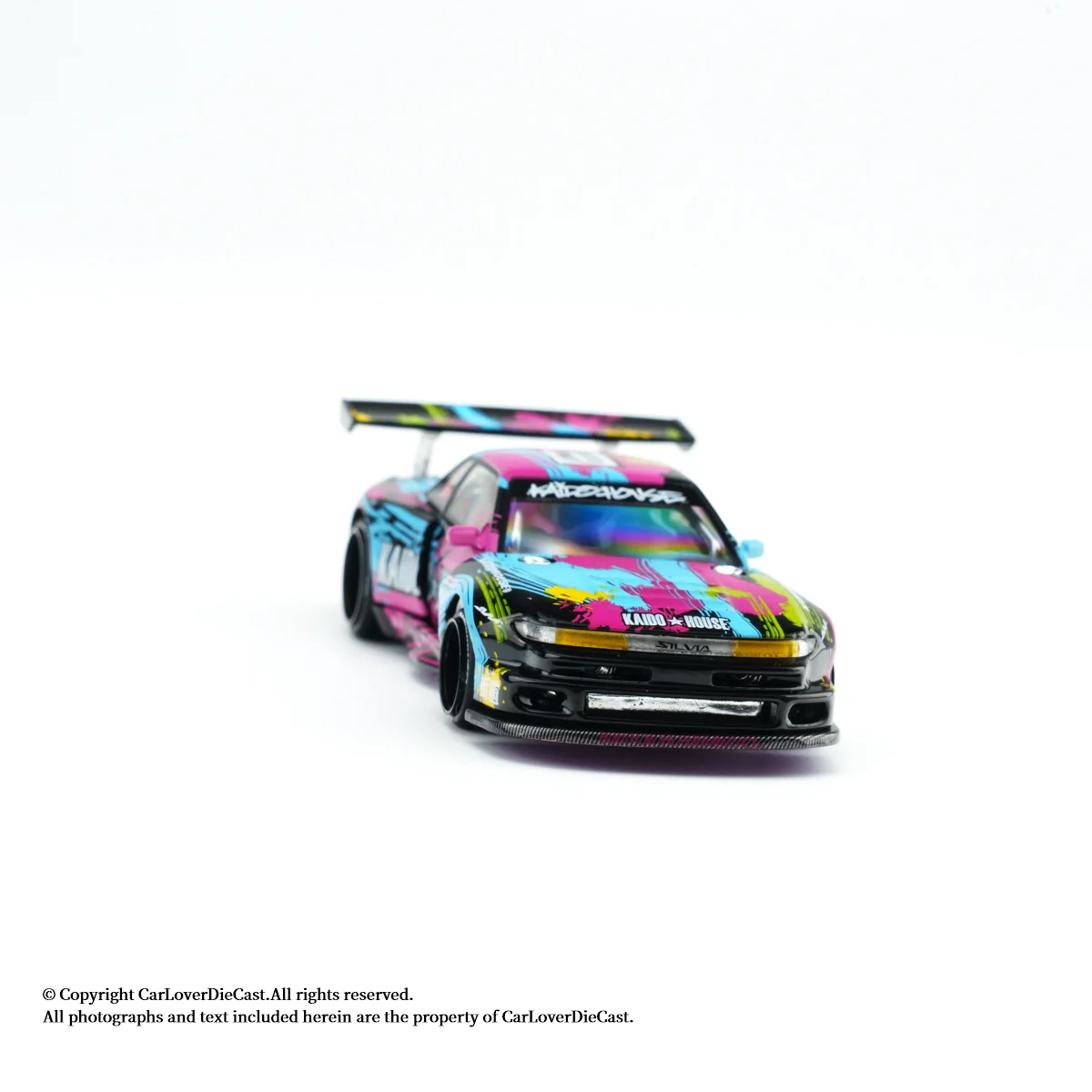 Kaido House + MINIGT Nissan Silvia S13-R Kaido Splash V1 alloy car model