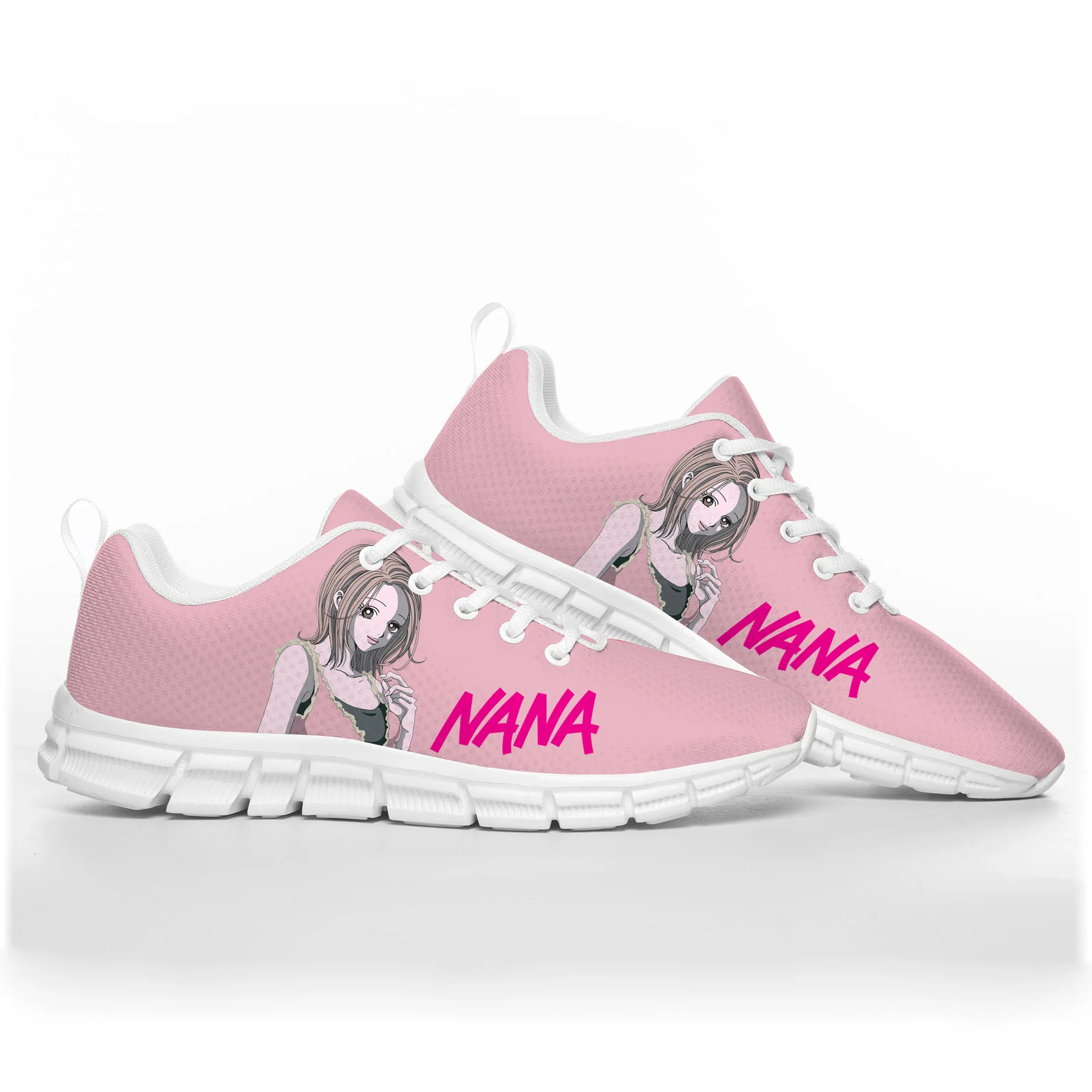 Manga NANA Osaki Komatsu Sports Shoes Mens Womens Teenager Kids Children Sneakers Casual Custom High Quality Couple White Shoes