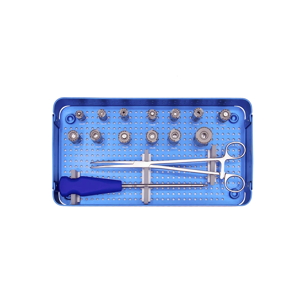 YyhcHigh Quality Orthopedic Surgical Spinal Expandable Titanium Cage Instrument Set