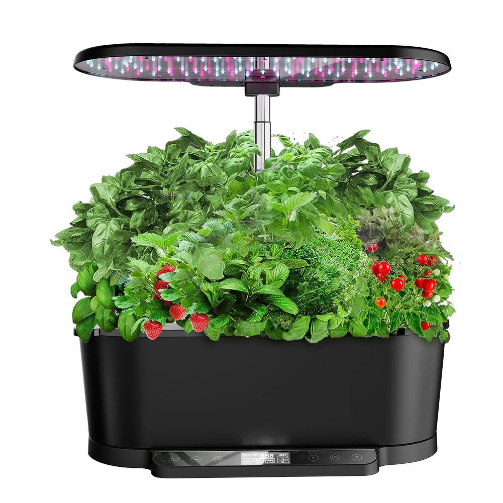 

Top Hydroponic Herb Garden Starter Kit Hydroponic Growing Systems Indoor Small With Led Light