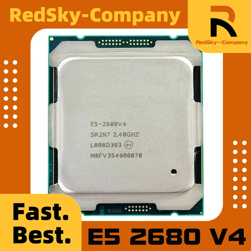 E5 2680 V4 E5 2680V4 2.4GHz 14-cores LGA 2011-3 cpu processor