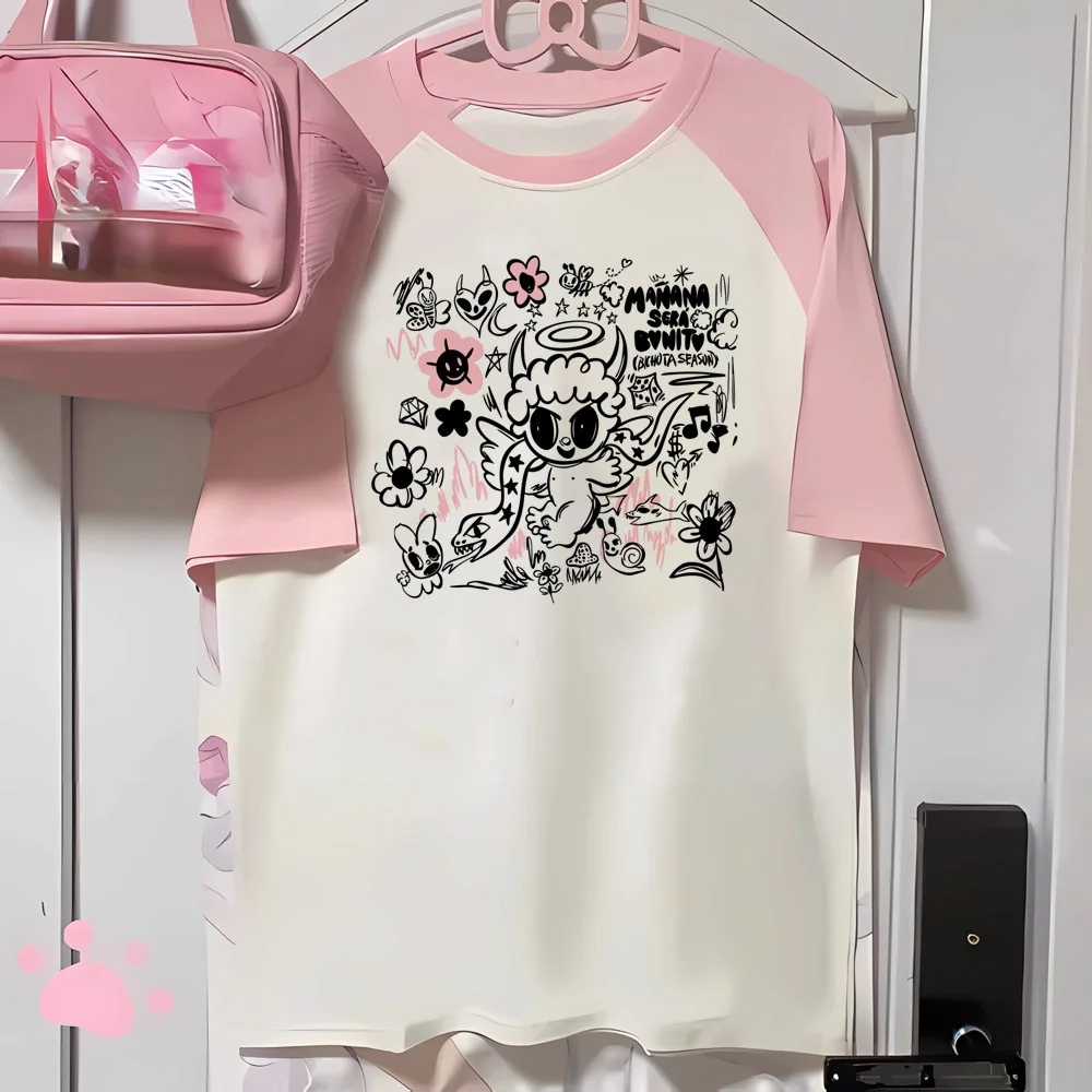 Karol g Manana Sera Bonito t shirt women graphic tee Tee girl graphic harajuku y2k clothing