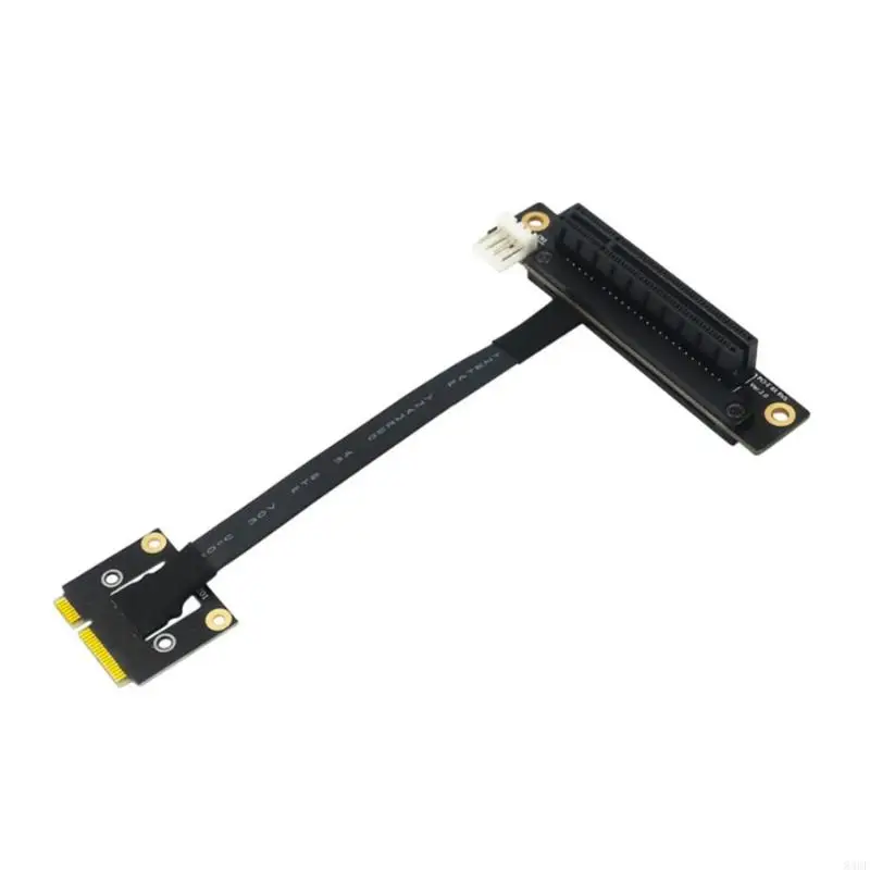 Build Cable Placement Line, Mini PCIe to PCIe 1X/4X/8X/16X Flexible Ribbon Cable for Internal Expansion Card Position Changes