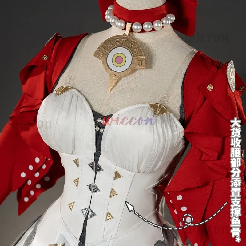 Косплейигры Zenless Zone Zero Косплей Костюм Астра Яо Косплей Костюм ZZZ Женское Платье Парик Астра Косплей Карнавал Ролевая Игра Cos