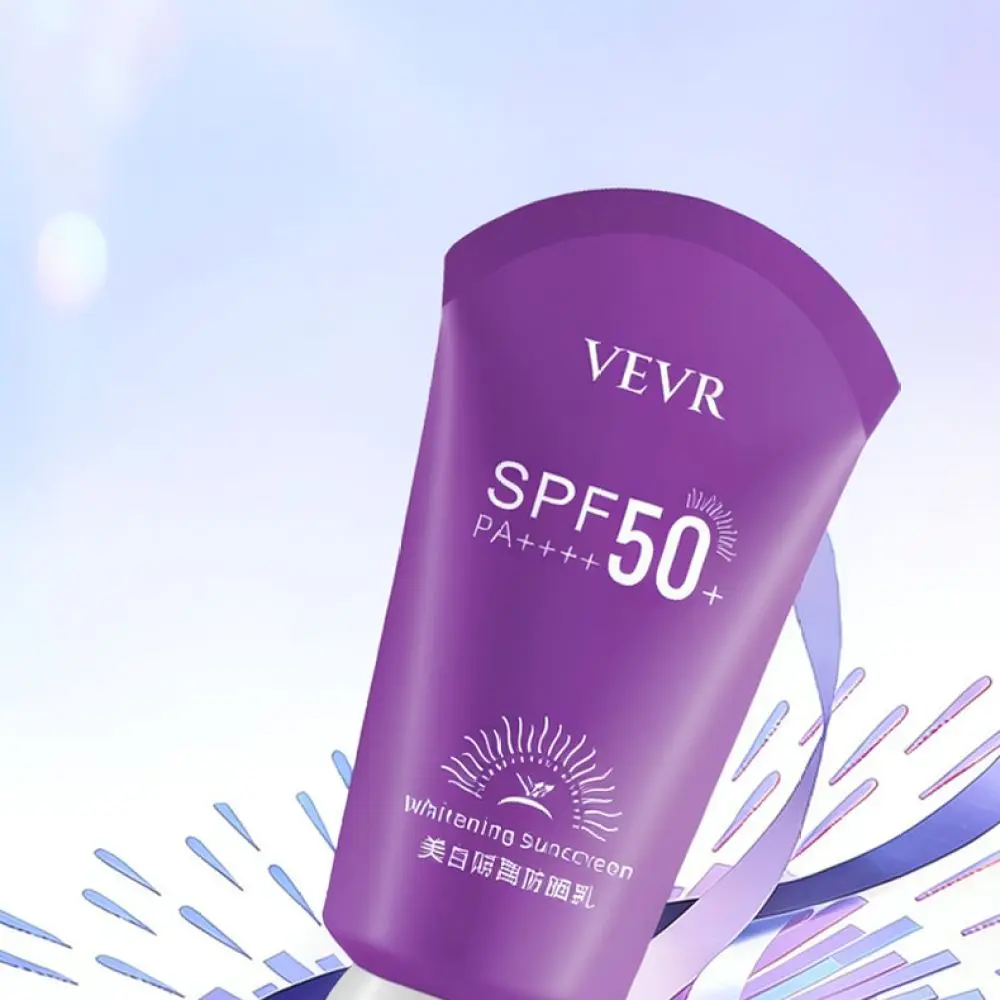 For For VEVR Anti UV Sunscreen Cream Face Body Whitening Isolation Refreshing Non Greasy Summer Daily Skin Lotion