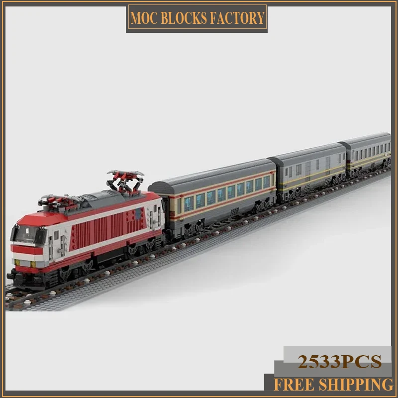 City Vehicle Model Moc Building Bricks EC Colosseum Train Technology Modular Blocks Gifts Christmas Toys DIY Sets Assembly