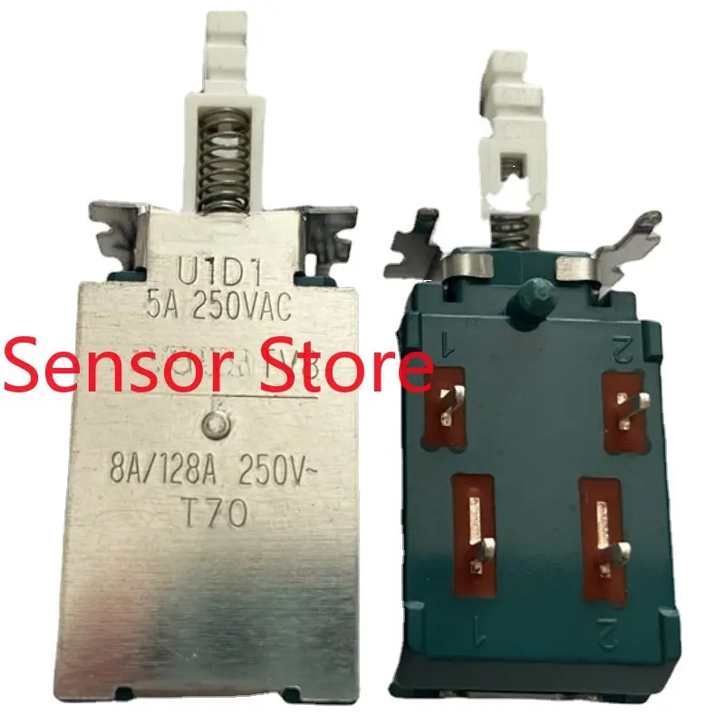 10PCS U1B1 Power Switch 4 Pin Self-locking Key  8A/128A 250V