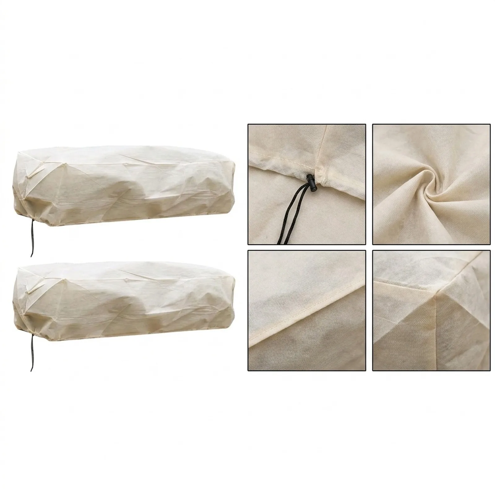 Plant Support & Care Covers Protective Cover Non-woven Fabric For Rectangular Plante Boxes:Prevent for Frost, Wind, Rain Yard,