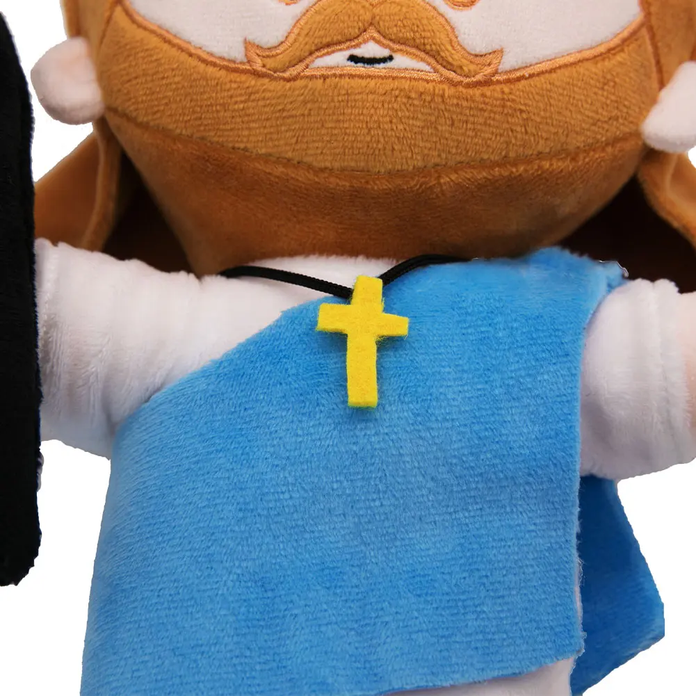 Family Cosplay Fantasy Figurine Props 26/50cm Cute Jesus Plush Plushies Xmas Birthday Gifts Stuffed Mascot Halloween Party Decor