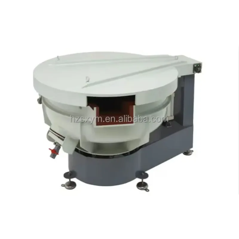 High Efficiency Cutlery Fork Spoon Polishing Vibratory Tumbling Finishing And Grinding Machine With Soundproof Cover