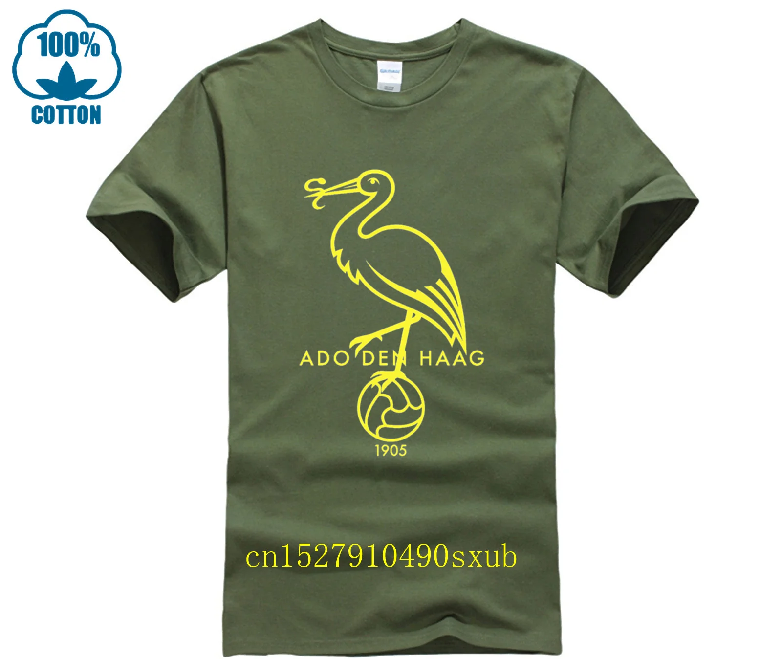 ADO Den Haag club fans Tees T Shirt Uomo FREDDO Logo classico della Moda De Residentie club Campionato Olanda Olanda Kyocera