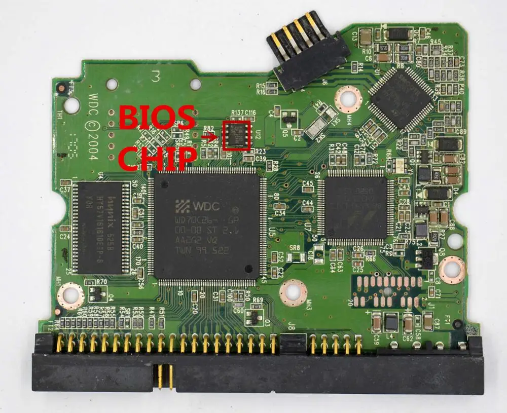 

Western Data Desktop hard disk circuit board number 2060-701266-001 REV A / 2061-701266-200