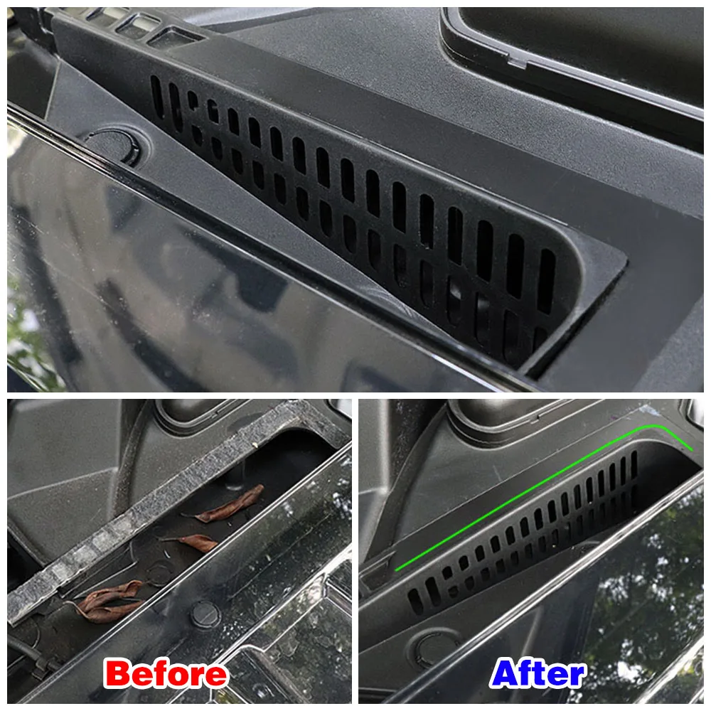 For Samsung QM6 2017 2021 Car Engine Air Inlet Flow Vent Protective Cover Cap Trim Shield Anti Blocking Clogging Clutter