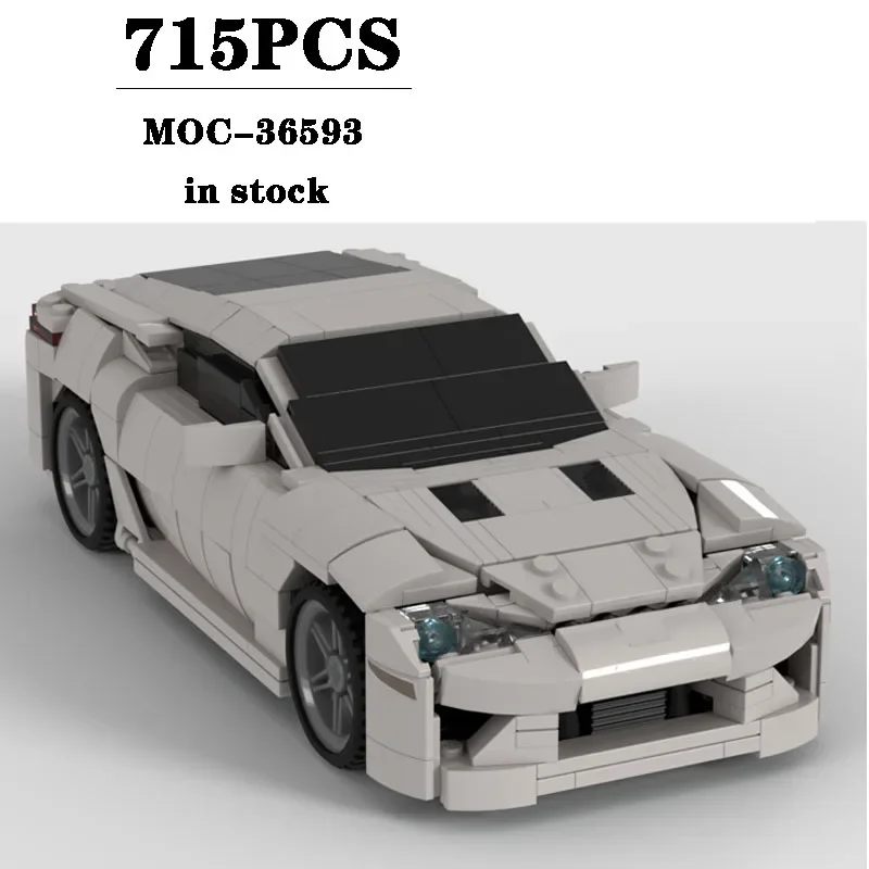 

Building Block MOC-36593 Car Sports Car Ultimate Version Construction Model 715PCS Children's Birthday Gift Christmas Toy